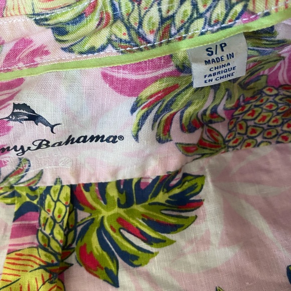 Tommy Bahama  Pineapple Parc Linen Shirt  Size Small - Picture 2 of 4
